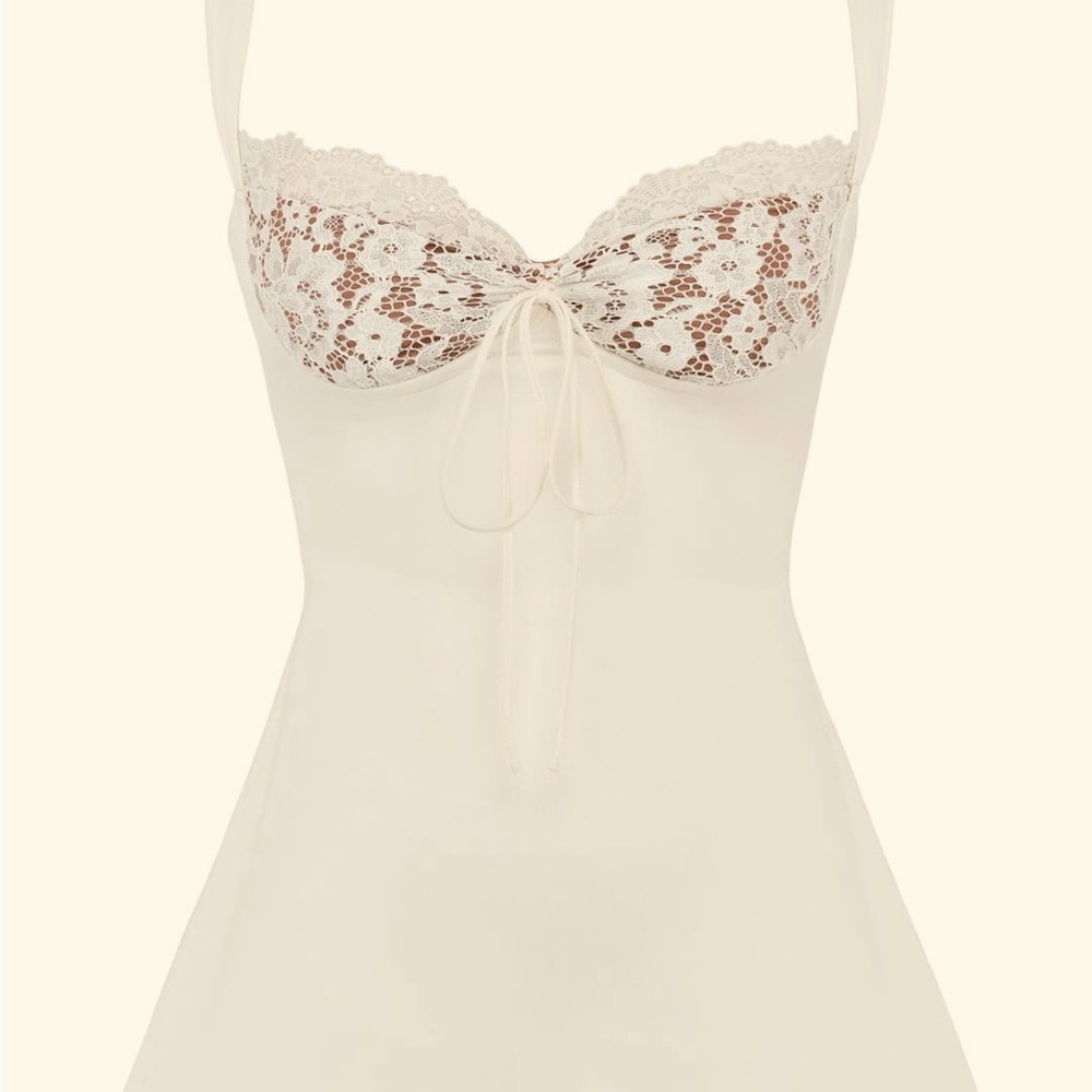 House of CB Ariana Lace Insert Dress. L+ A/C